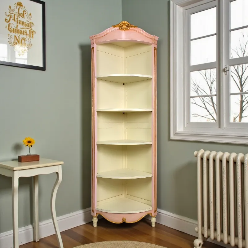 Стелаж кутовий Еладі 4904-024 рожевий