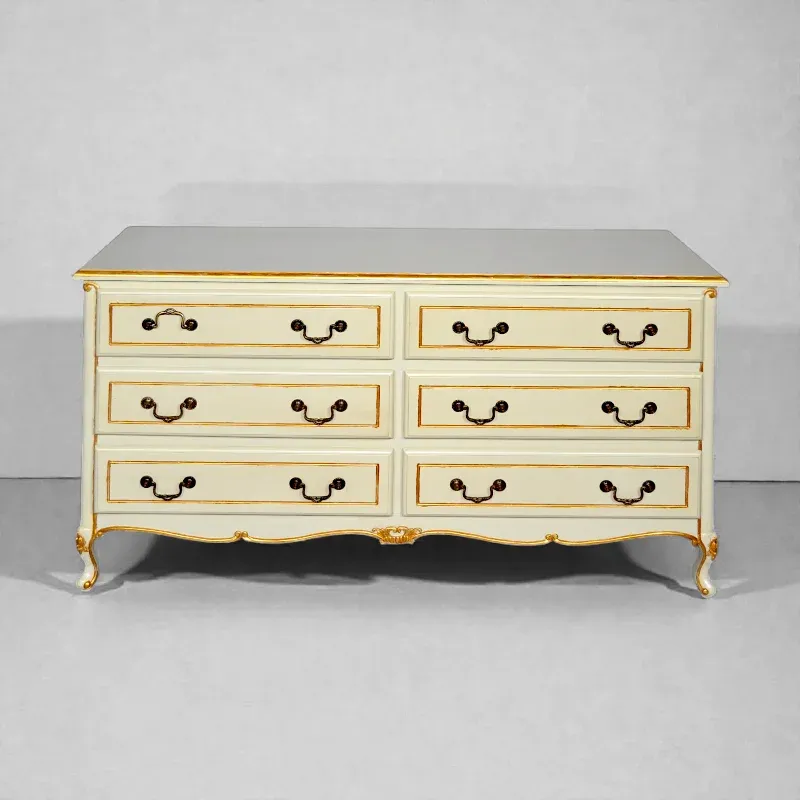 Комод деревянный Джули (5102-129) прованс, красное дерево, Индонезия