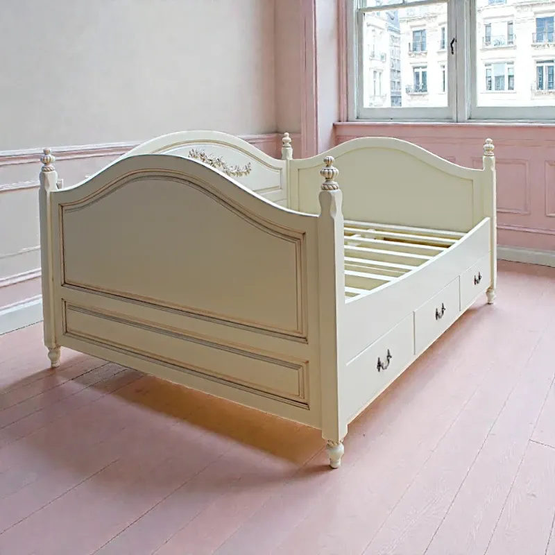 Ліжко пристінне Джули (6604-021) 120х190 бежевий Індонезія