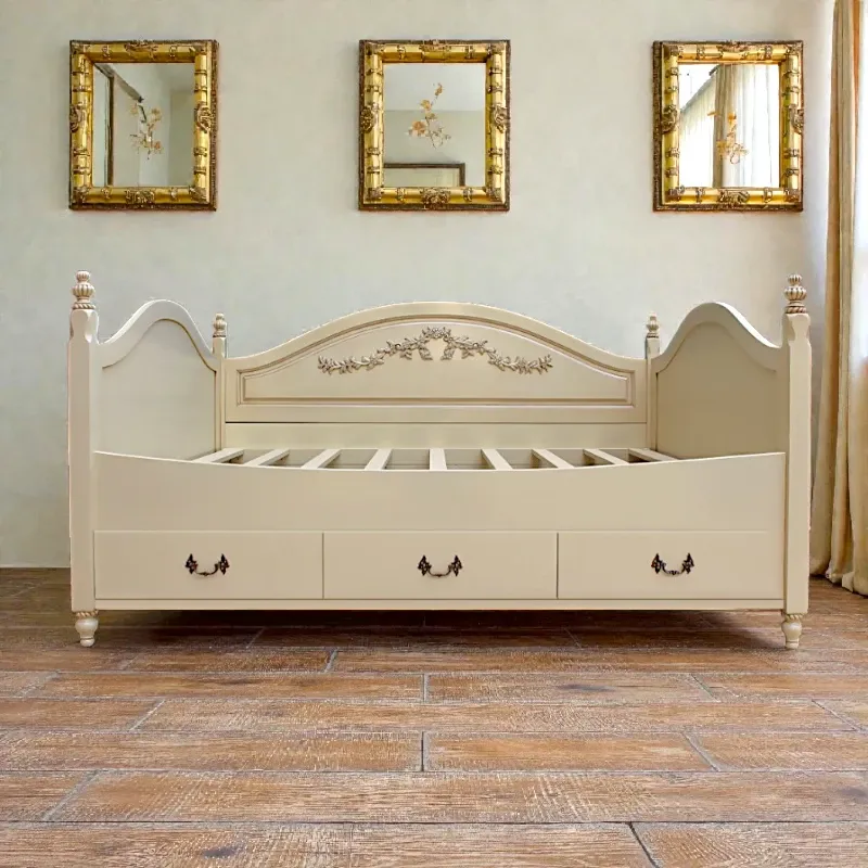 Ліжко пристінне Джули (6604-021) 120х190 бежевий Індонезія