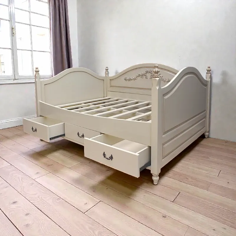 Ліжко пристінне Джули (6604-021) 120х190 бежевий Індонезія