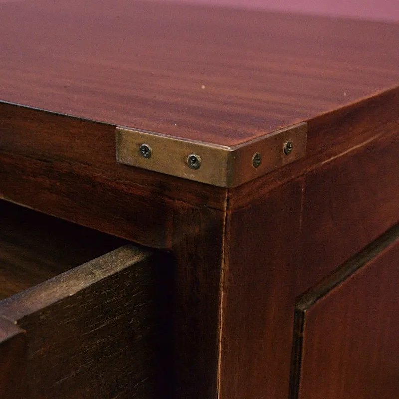 Тумба деревянная Милитари (BS01) венге, красное дерево, Индонезия