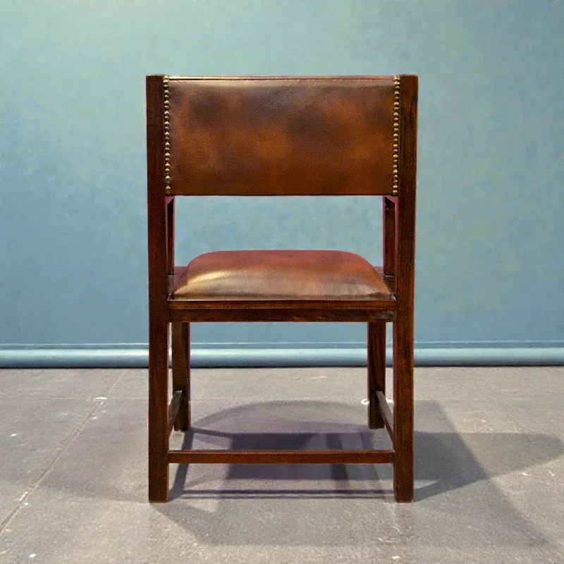 Стілець дерев'яний Мілітарі (CH01) з підлокітниками, венге