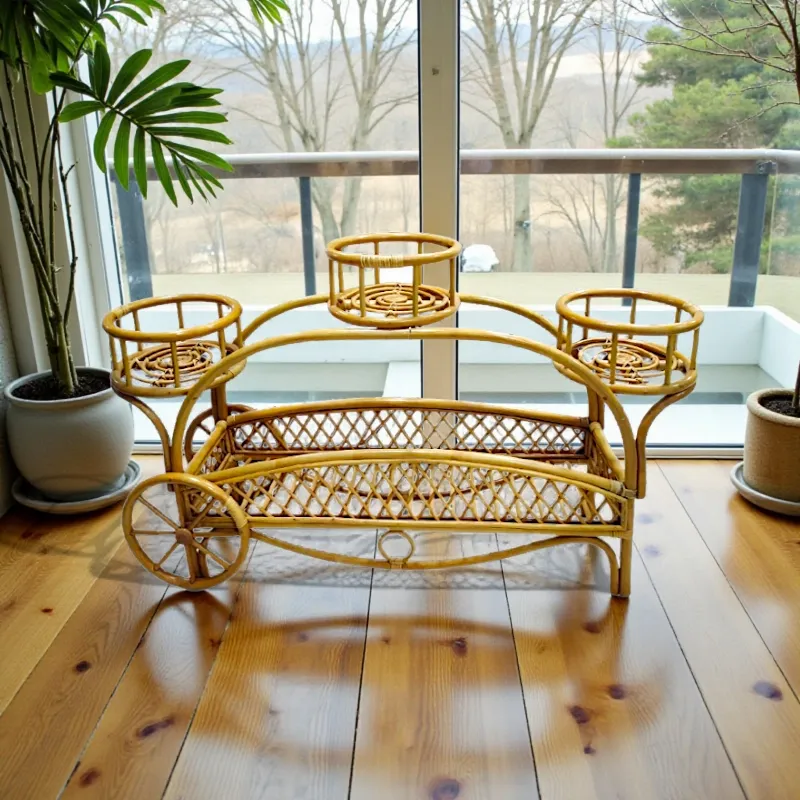 Подставка для цветов (AD-271) 130х40х75 ротанг Индонезия