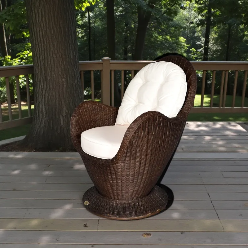 Крісло плетене CapeTown ротанг венге Індонезія